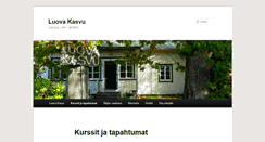 Desktop Screenshot of luovakasvu.net